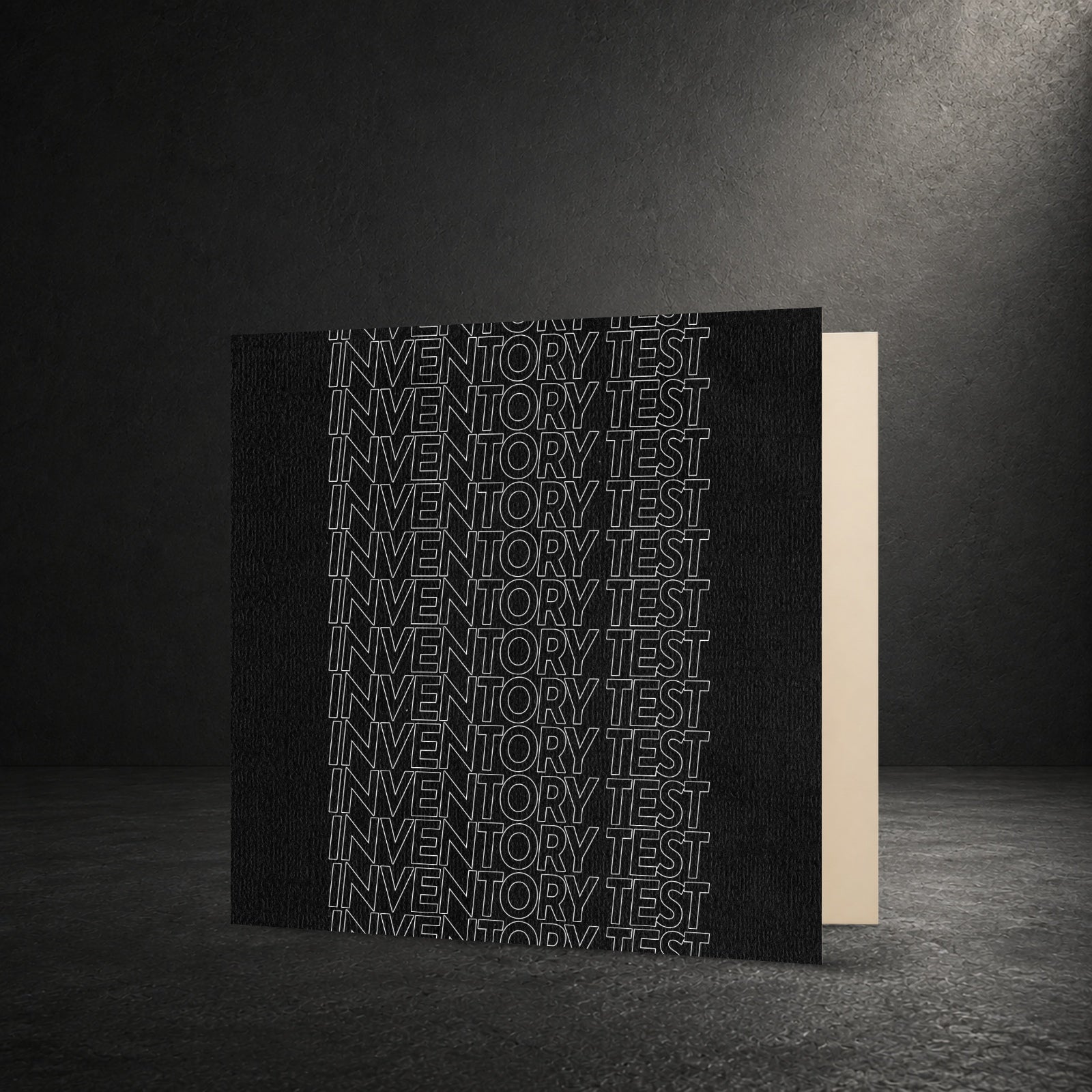 INVENTORY TEST — Repeat Outline - Black — front